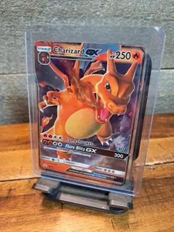 POKEMON TCG CHARIZARD GX SM211 HOLO BLACK STAR PROMO NEAR MINT - Image 3