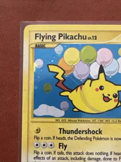 Flying Pikachu HOLO Rising Rivals Pokemon TCG 113/111 Raw Ungraded - Image 3