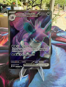 Pokemon TCG Team Rockets Nidoking EX 216/182 Destined Rivals Ultra Rare NM - Image 1