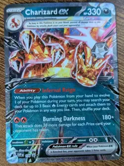 Pokemon TCG - Charizard ex 196 SVP Black Star Promo - NEAR MINT 🔥 - Image 1