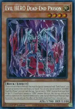 Evil HERO Dead-End Prison SUDA-EN002 1st Edition Near Mint Secret Rare Yu-Gi-Oh! - Image 1
