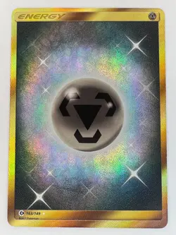Pokemon Cards Steel Metal Energy 163/149 Gold Secret Rare Sun & Moon Near Mint - Image 1