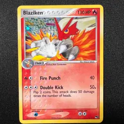 🔥🐤 Blaziken 1/17 – POP Series 1 HOLO Rare Pokemon Cards TCG – LP - Image 1