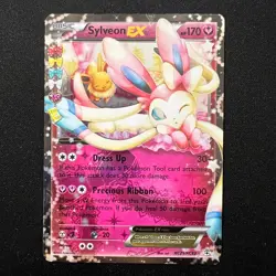 Sylveon EX RC21/RC32 - Generations Radiant Ultra Rare Holo Pokemon Card - LP - Image 1