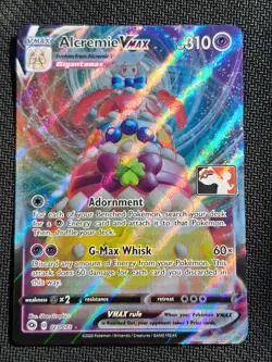 Alcremie VMAX 023/073 Prize Pack Series Promo Stamped Card NEAR MINT NM - Image 1