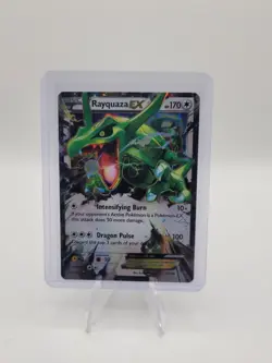 Pokemon TCG Rayquaza EX Roaring Skies Holo Ultra Rare Card 75/108 NM - Image 1