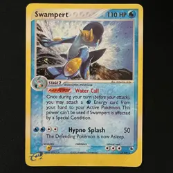 Swampert 13/109 – Ruby & Sapphire Holo Rare Pokemon TCG Card MP - Image 1
