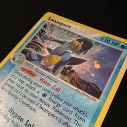 Swampert 13/109 – Ruby & Sapphire Holo Rare Pokemon TCG Card MP - Image 3