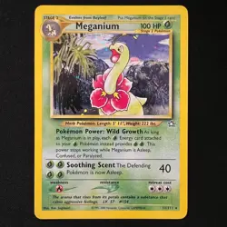 Meganium 11/111 – Neo Genesis Holo Rare Card Pokemon TCG LP - Image 1