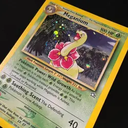Meganium 11/111 – Neo Genesis Holo Rare Card Pokemon TCG LP - Image 3