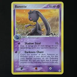 Pokemon Cards Banette 1/101 Hidden Legends Holo Rare LP - Image 1