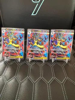 Pokemon Mega Lucario ex 160/132 Mega Evolution Ultra Rare (EN) - LOT OF 3 CARDS - Image 1
