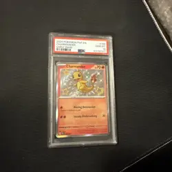 Pokemon 2024 Paldean Fates Charmander Shiny Rare Holo Card 109/91 PSA 10 - Image 2