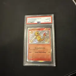Pokemon 2024 Paldean Fates Charmander Shiny Rare Holo Card 109/91 PSA 10 - Image 3