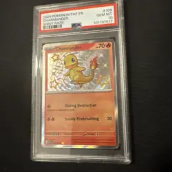 Pokemon 2024 Paldean Fates Charmander Shiny Rare Holo Card 109/91 PSA 10 - Image 4