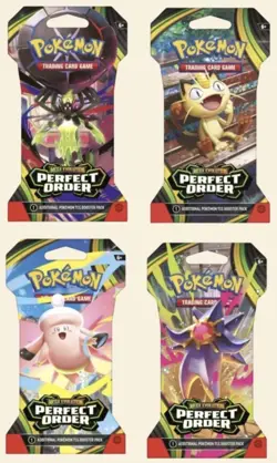 Pokemon Perfect Order & Mega Evolution - Zygarde Meowth Card Lot - Image 1