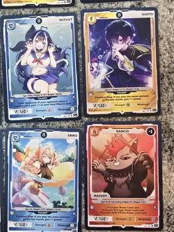 Gamer Supps VCARD 12 Card Lot Sinder Silvervale Shylily Foxyreine Fefe VTuber - Image 3