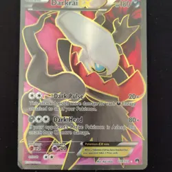 Pokemon Darkrai EX Full Art Ultra Rare Holo 118/122 Breakpoint 180 HP Card - Image 1