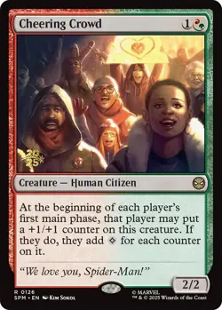 Cheering Crowd [PRE - 126] - NM [Foil] TCG MTG - Image 1