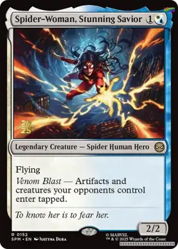 Spider-Woman, Stunning Savior [PRE - 152] - NM [Foil] TCG MTG - Image 1