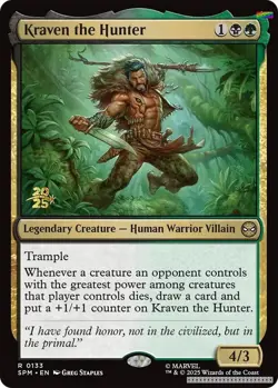 Kraven the Hunter [PRE - 133] - NM [Foil] TCG MTG - Image 1