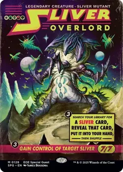 Sliver Overlord *Showcase* - SPG - NM - Magic The Gathering - MTG - Image 1
