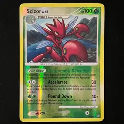2008 Pokemon Scizor 25/100 Stormfront Reverse Holo (Clean Front) MP - Image 1