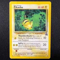 Pikachu 27/53 – Vintage WOTC Promo Pokemon Cards TCG – MP - Image 1