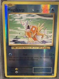 Pokemon TCG Magikarp Evolutions 33/108 Reverse Holo Common PSA 8 NM-MT 2016 - Image 2