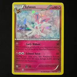 Sylveon 72/111 Furious Fists Deck Exclusive Cracked Ice Holo Pokemon TCG 2014 MP - Image 1
