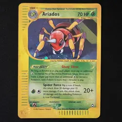 2002 Ariados H3/H32 - Pokemon Aquapolis Holo Rare - Pokemon TCG - DMG - Image 1