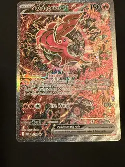 Oricorio ex 024 Phantasmal Flames Black Star Promo Full Art Pokemon - Image 1