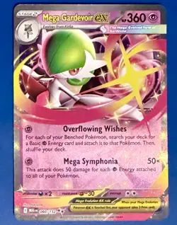 2025 Pokemon TCG Mega Evolutions - Mega GardevoirEX #60/132 - NM - Image 1