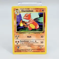 Pokemon Charmeleon 24 /102 BS Base Set Unlimited Vintage 1999 LP - Image 1