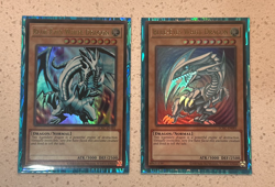 2X Blue-Eyes White Dragon LCKC-EN001 Legendary Collection Kaiba (LOB SDK art) NM - Image 1