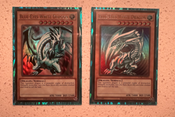2X Blue-Eyes White Dragon LCKC-EN001 Legendary Collection Kaiba (LOB SDK art) NM - Image 2