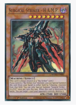x3 Surgical Striker - H.A.M.P. MAMA-EN001 Ultra Rare YuGiOh - Image 1