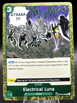 Electrical Luna OP08-036 Two Legends Foil One Piece CCG TCG - Image 1