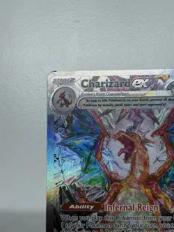 Pokemon TCG Obsidian Flames Charizard EX Card 223/197 - Image 2