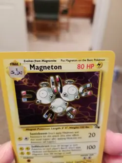 Magneton - 11/62 Fossil - Pokemon - Foil Rare Card - LP - Image 3