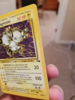 Magneton - 11/62 Fossil - Pokemon - Foil Rare Card - LP - Image 4