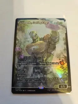Leonardo, Cutting Edge Showcase FOIL MTG TMT Nm/M - Image 1