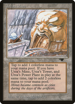Urza's Mine (Mouth) x1 - Antiquities - U83b - EX/NM - MTG - - Image 1