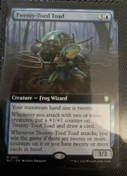 Twenty-Toed Toad (Extended Art) Commander: Bloomburrow Regular - Image 1