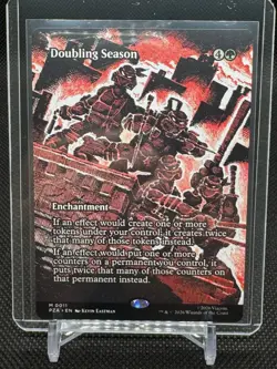 Doubling Season - Borderless Light Play, English Magic the Gathering MTG Teenage - Image 1