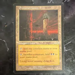 Phyrexian Tower Urza's Saga Rare Legendary Land Regular English MTG Wizards - Image 1