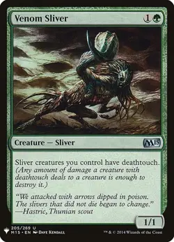 MTG - Venom Sliver - The List - Magic the Gathering - Image 1