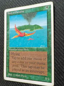 MtG - 1 x Birds Of Paradise - Unlimited Edition - Magic The Gathering - Image 3