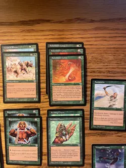 MTG: Vintage ‘96 Mirage 50 Multicolor Green And White Magic the Gathering - Image 3
