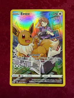 Pokemon TCG Eevee Full Art TG11/TG30, Brilliant Stars (NM) - Image 1